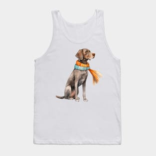 Winter dog Tank Top